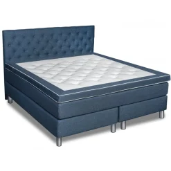 Kontinentalsäng 160x200 cm 5-zons pocket - Blå