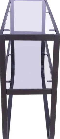 Korsbacken konsolbord - Svart/glas