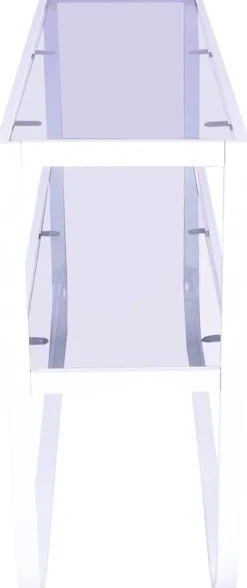 Korsbacken konsolbord - Vit/grå