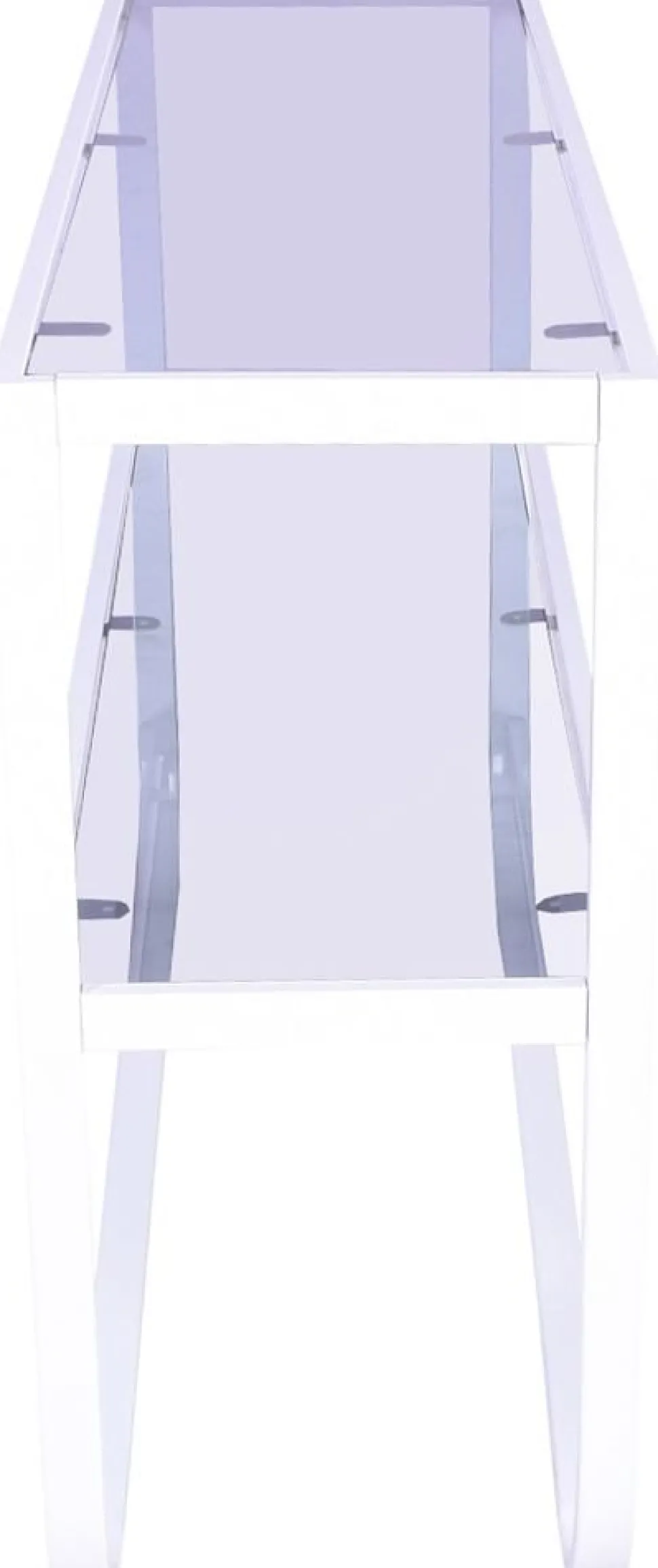 Korsbacken konsolbord - Vit/grå