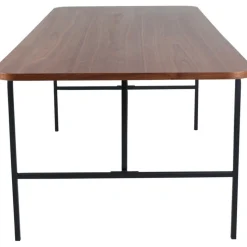 Kotte matbord 200 cm - Svart/valnöt