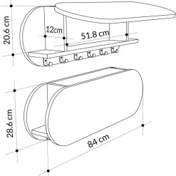 Kroma klädhängare - Vit