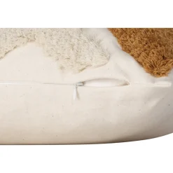 Kuddfodral 45 x 45 cm - Brun/vit