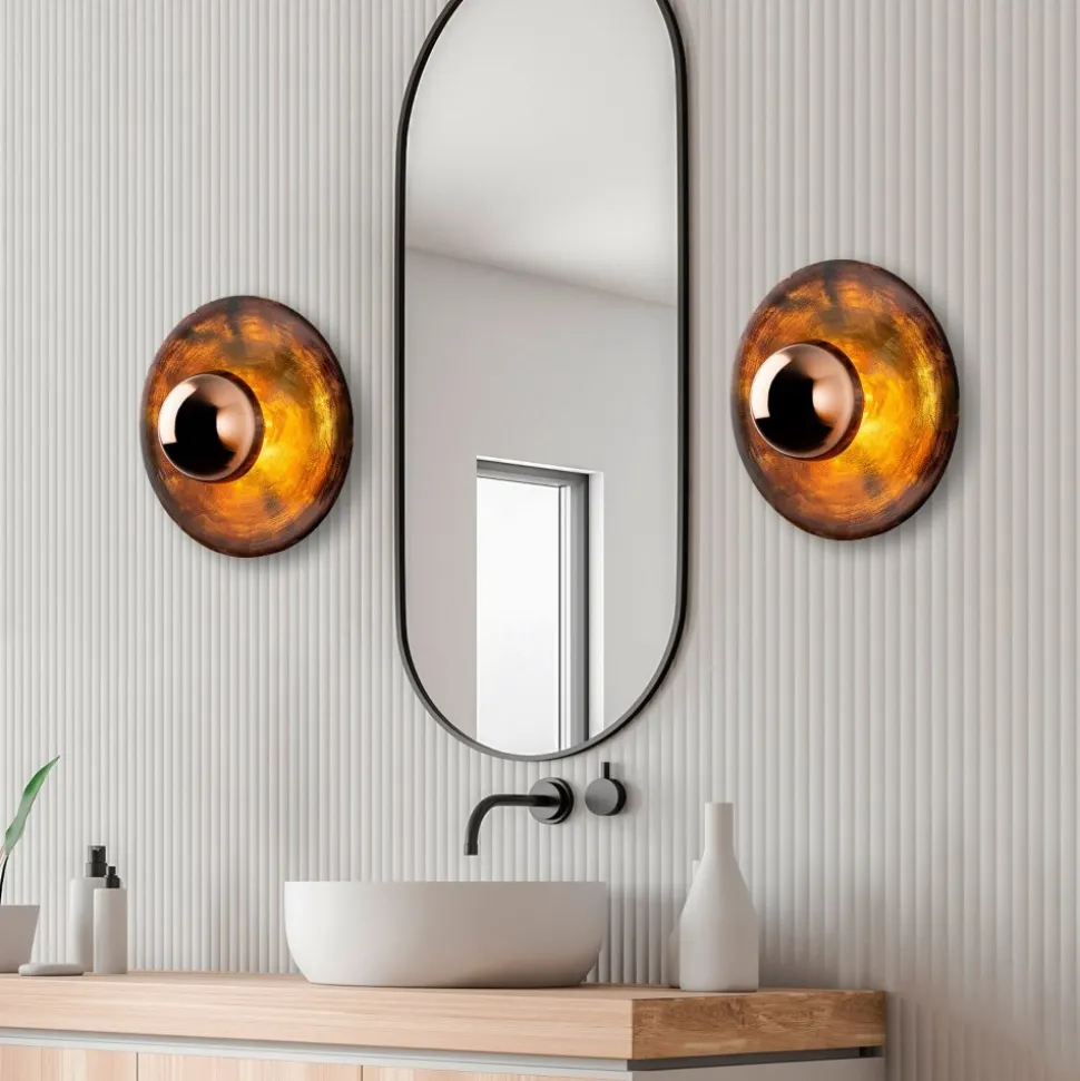 Kurt vägglampa Ø48 cm - Koppar