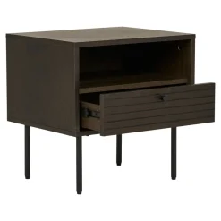 Kyoto sidobord - Rökt ek/svart