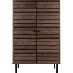 Kyoto skåp - Rökt ek/svart