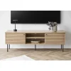 Kyoto TV-bänk - Ek/svart