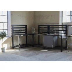 Lackö utekök med vask - 120x60