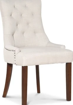 Lamier matgrupp Bord med 4 st Tuva stolar i Beige tyg med rygghandtag + 3.00 x Möbeltassar