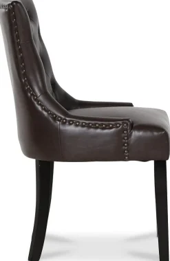 Lamier matgrupp Bord med 4 st Tuva stolar i brun PU