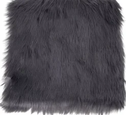 Lammskinn imitation - Grå - 40x40