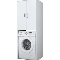 Lang tvättmaskinskåp 110 - Vit