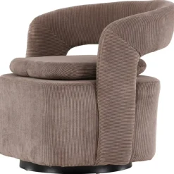 Laurel fåtölj - Brun manchester