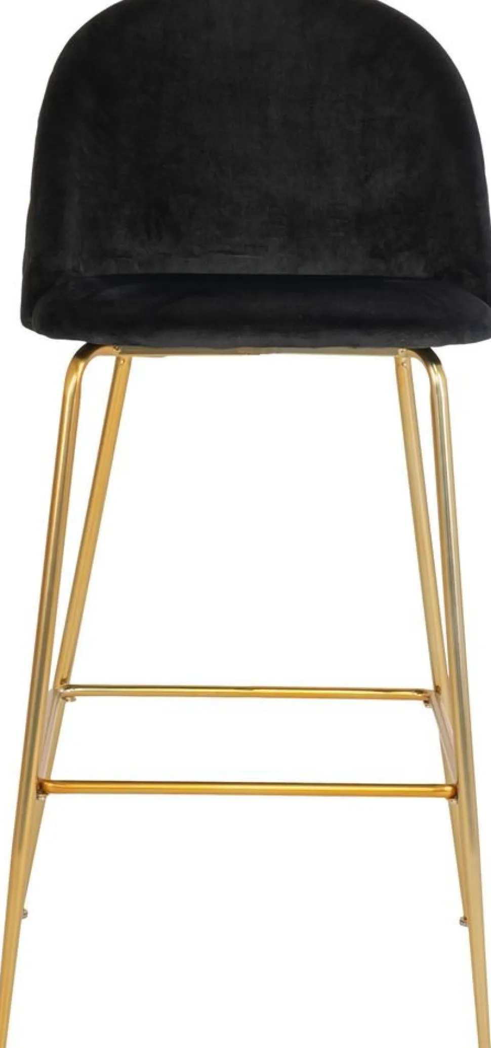 Lausanne Barstol - Svart/mässing