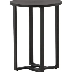 Lawton soffbord Ø40 cm - Svart