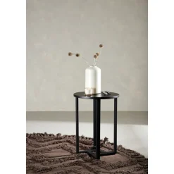 Lawton soffbord Ø40 cm - Svart