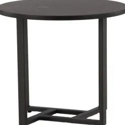 Lawton soffbord Ø50 cm - Svart