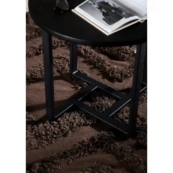 Lawton soffbord Ø50 cm - Svart