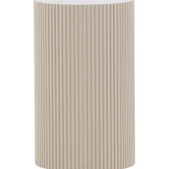 Lenox sidobord Ø30,5 cm - Beige