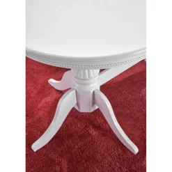 Leonardo förlängningsbart vitt matbord 90x150-190 cm