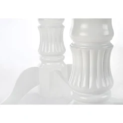 Leonardo förlängningsbart vitt matbord 90x150-190 cm