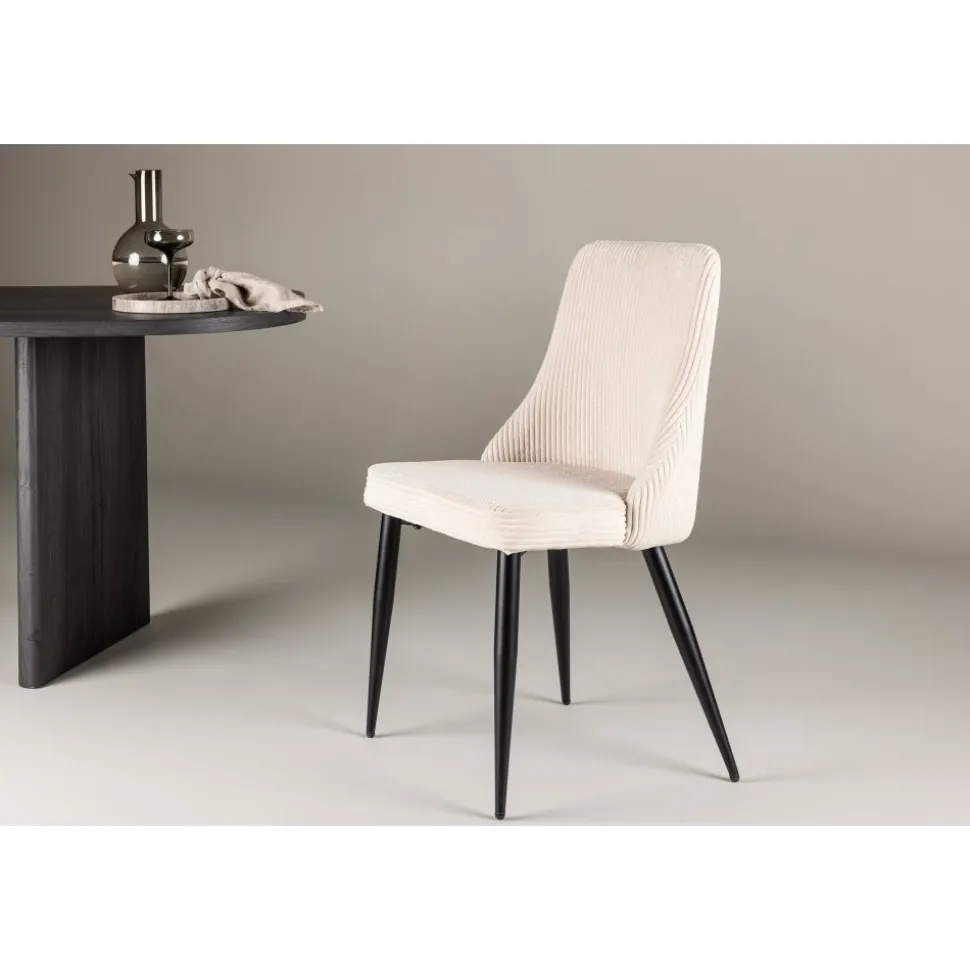 Leone matstol - Beige manchester