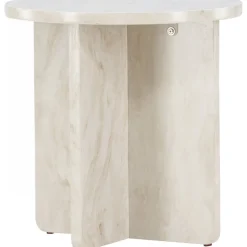 Ålesund sidobord Ø50 cm - Beige