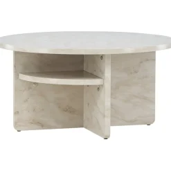 Ålesund soffbord Ø85 cm - Beige