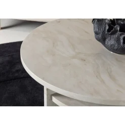 Ålesund soffbord Ø85 cm - Beige