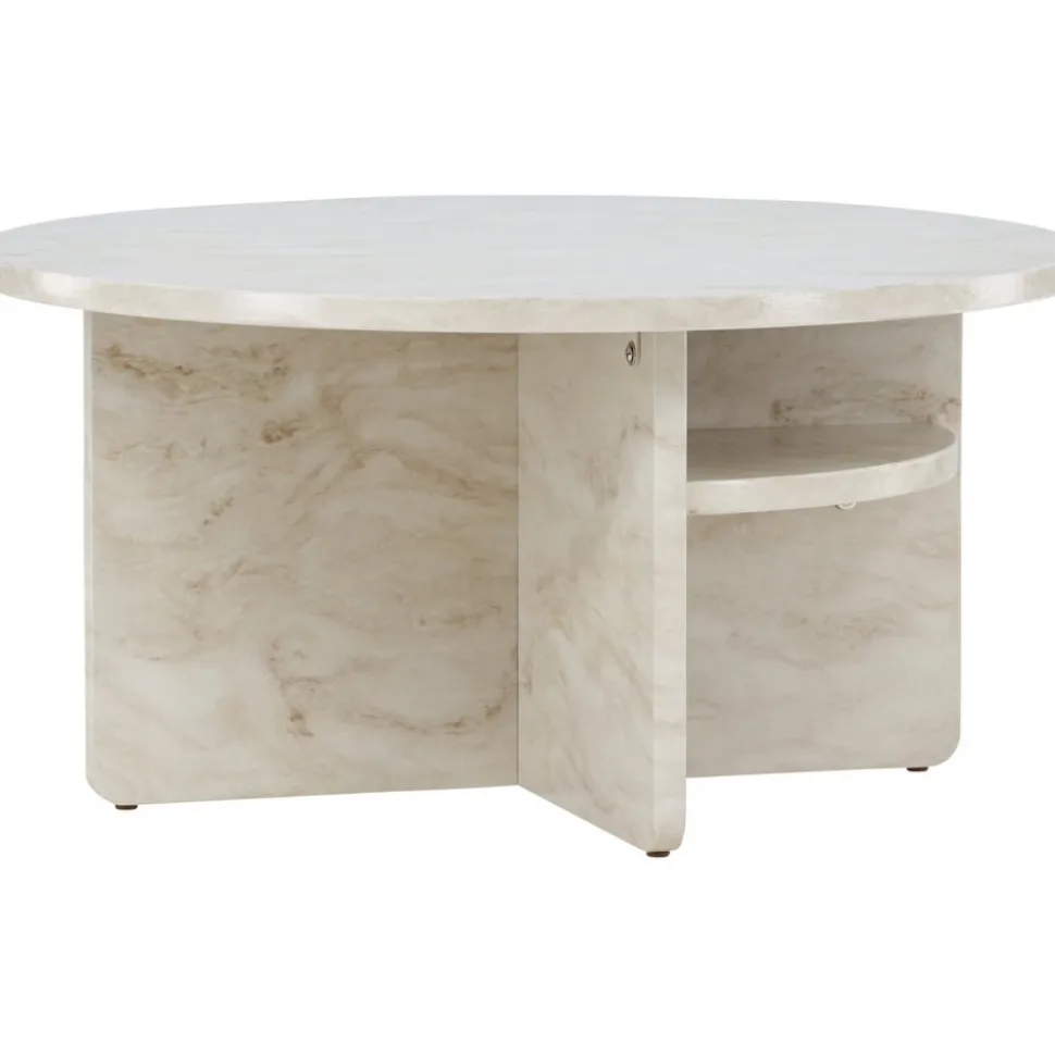 Ålesund soffbord Ø85 cm - Beige