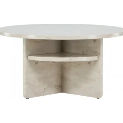 Ålesund soffbord Ø85 cm - Beige