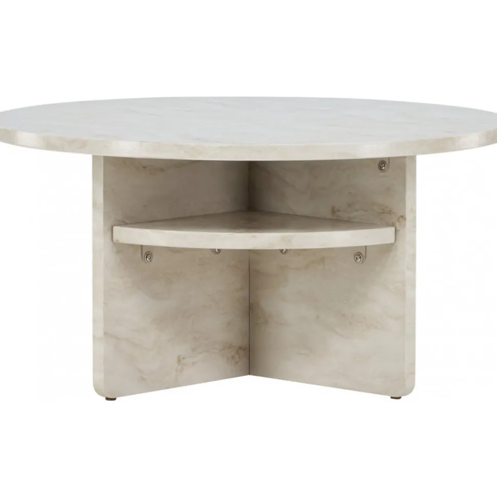 Ålesund soffbord Ø85 cm - Beige