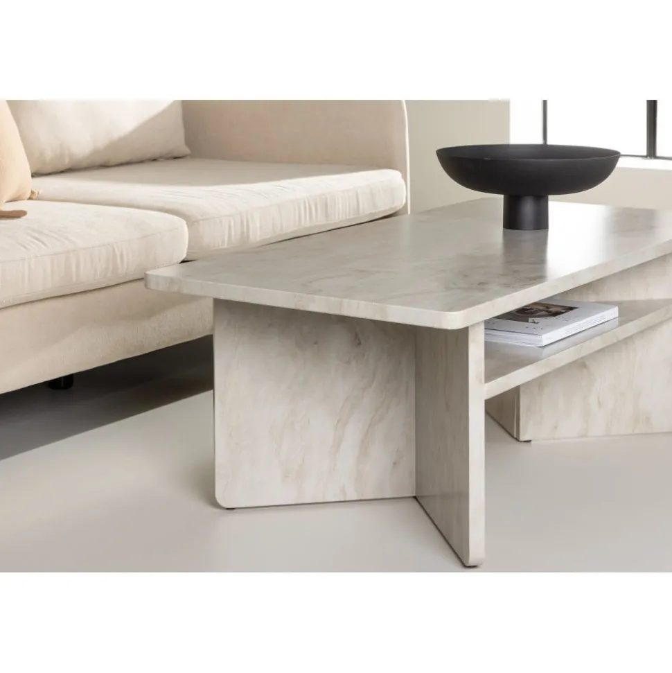 Ålesund soffbord 120 x 60 cm - Beige