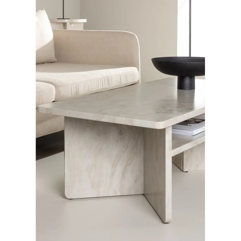 Ålesund soffbord 120 x 60 cm - Beige