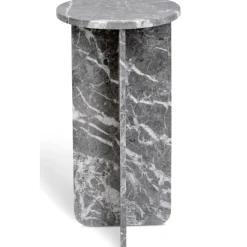 Level piedestal i grå marmor höjd 75 cm