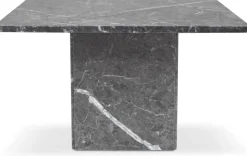 Level soffbord 75x75 cm - Grå marmor + Textilrengöring för möbler