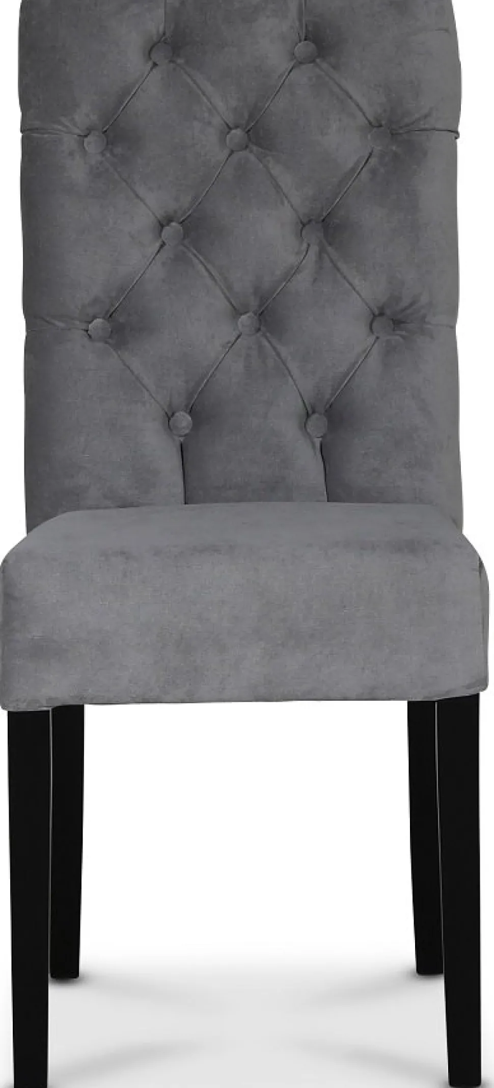 Lexington Milton stol i grå sammet / Svarta ben