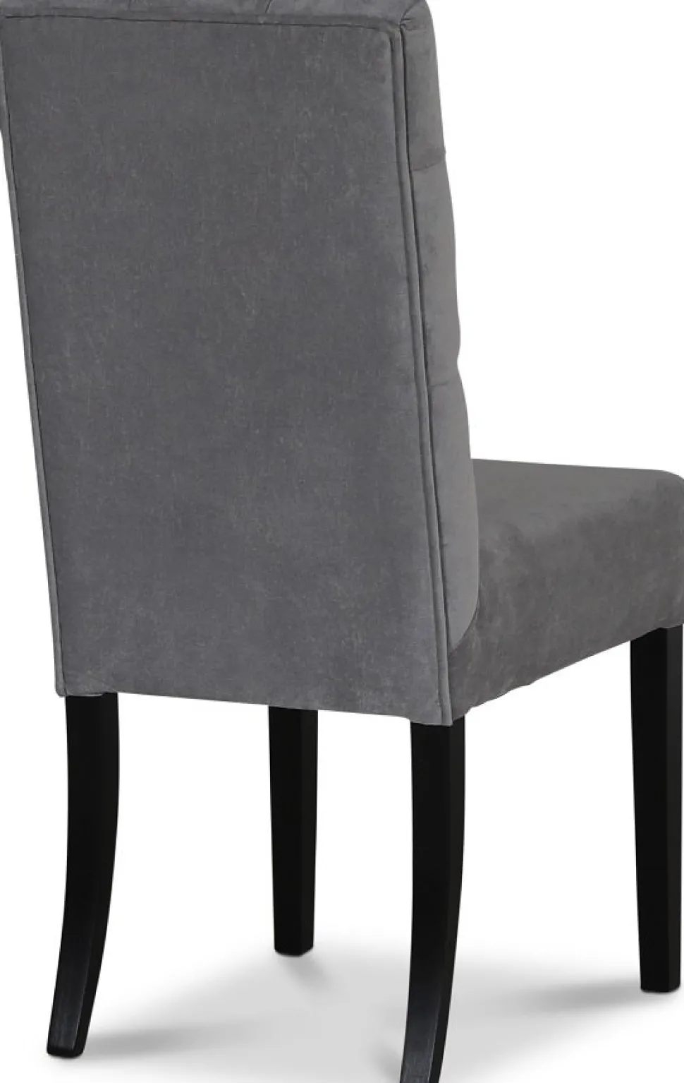 Lexington Milton stol i grå sammet / Svarta ben