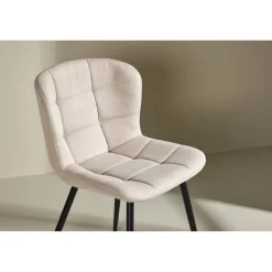 Lily matstol - Beige/Svart