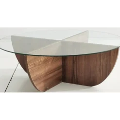 Lily soffbord Ø90 cm - Valnöt