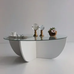 Lily soffbord Ø90 cm - Vit