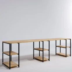 Limbo skrivbord 270x60 cm - Ek