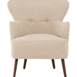 Lincoln fåtölj - Beige bouclè