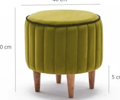 Lindy sittpuff - Grön