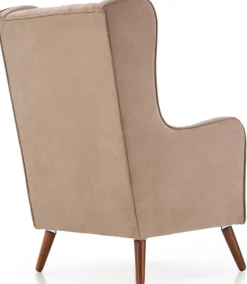 Linsey öronlappsfåtölj - Beige (tyg)