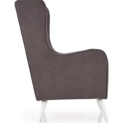 Linsey öronlappsfåtölj - Mörkgrå