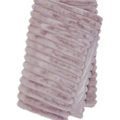 Liny pläd 140 x 220 cm - Pale Pink