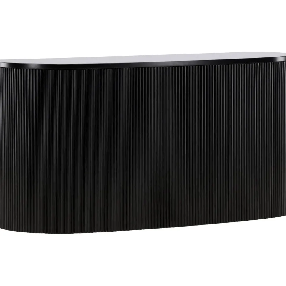 Loca vägghängt sidobord 120 x 45 cm - Svart