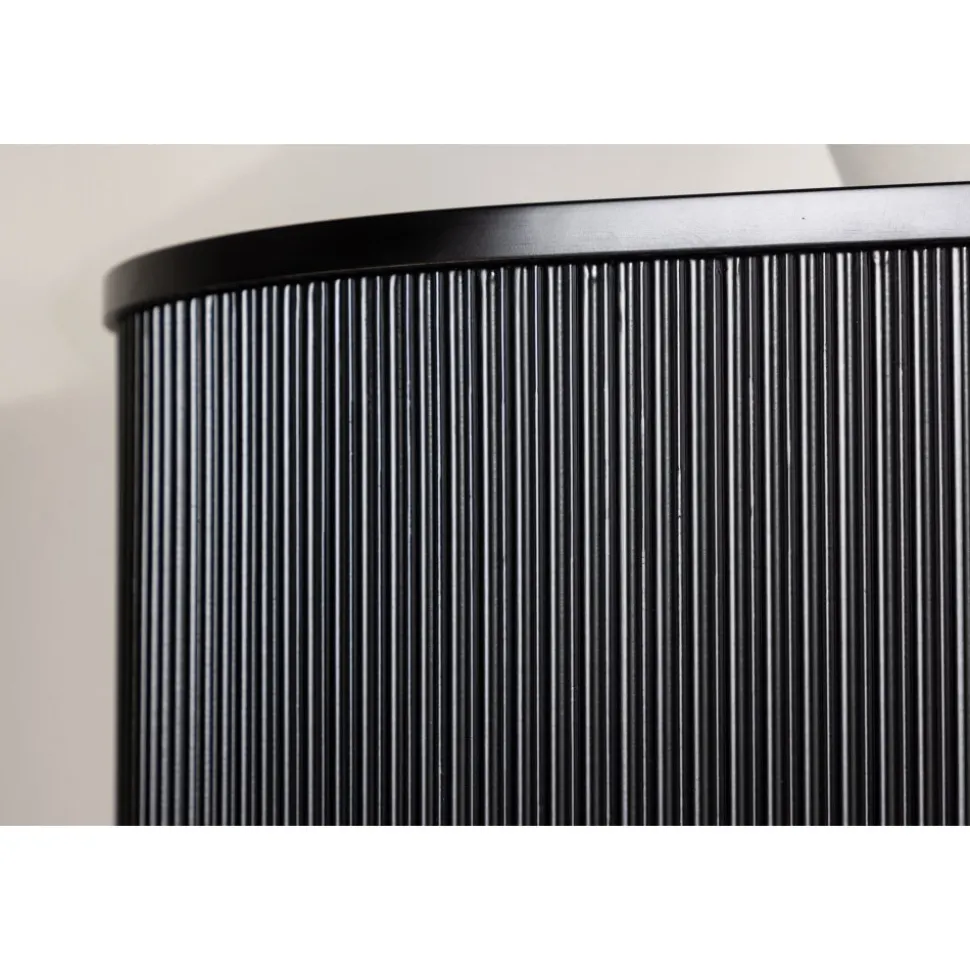 Loca vägghängt sidobord 120 x 45 cm - Svart