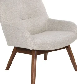 London Fåtölj - Sand/valnöt + Textilrengöring för möbler